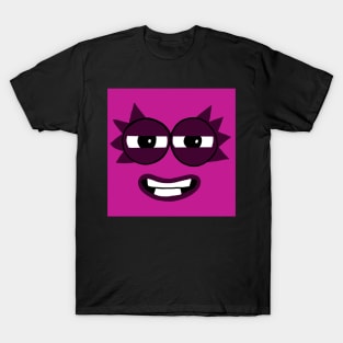 Number Block 8 Face Design T-Shirt